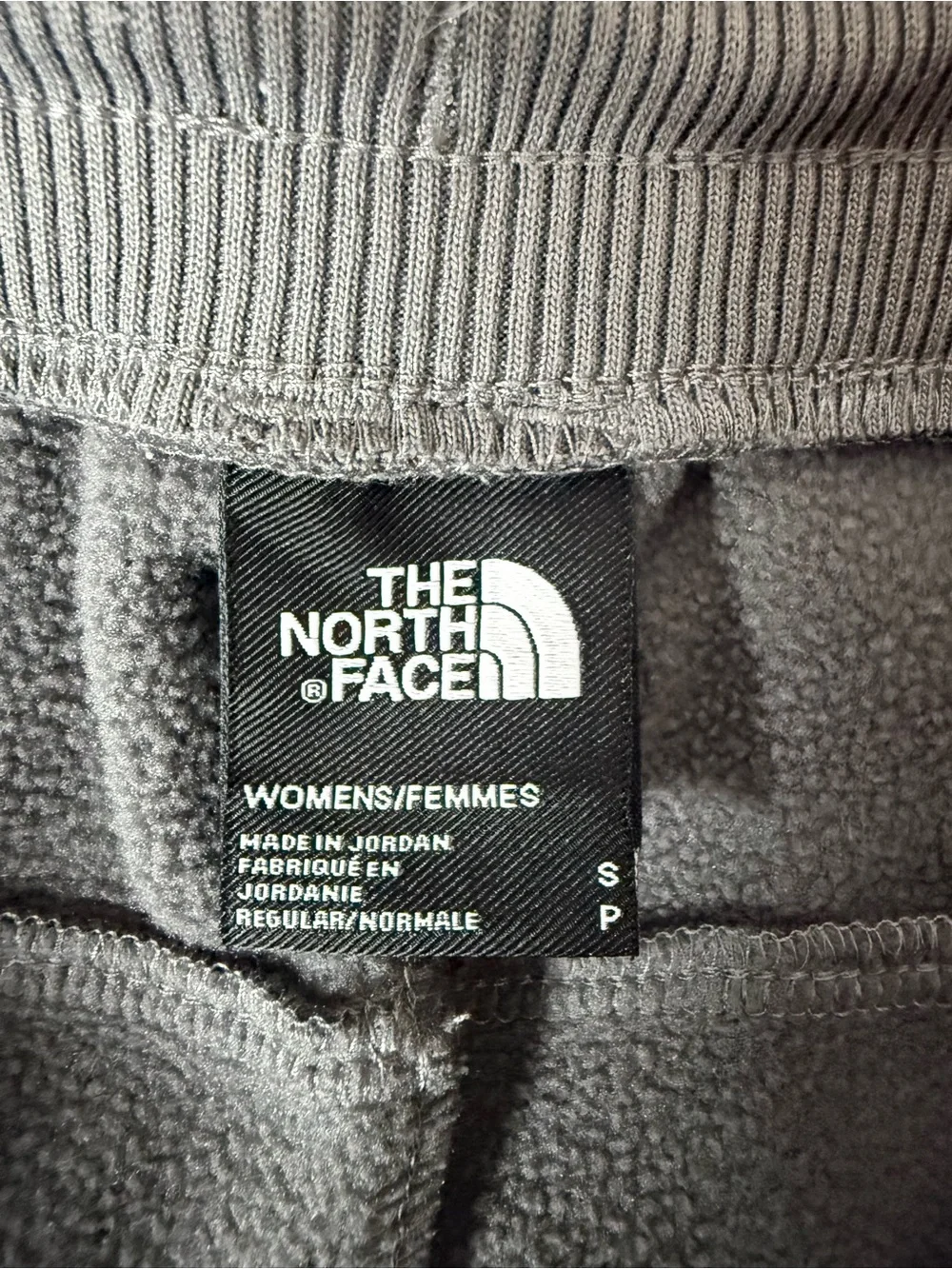 The North Face Gray Jogger Pants with Drawstring Waist